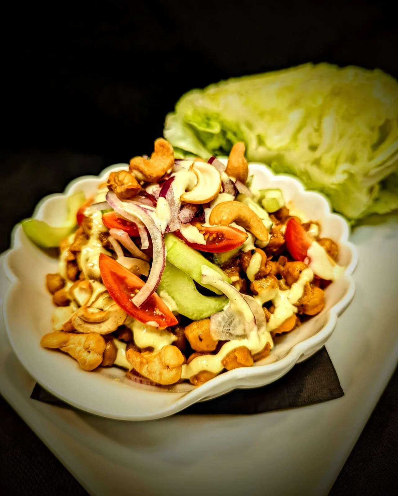 Chickpea Lettuce Wrap